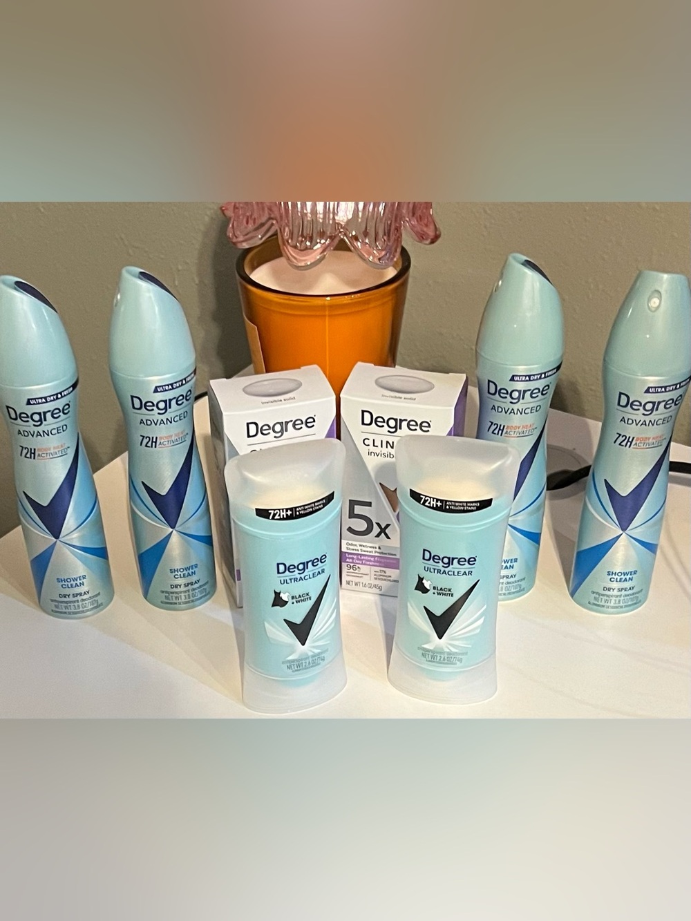 Degree Women’s Antiperspirant & Deodorant Bundle With A Total Of 8 Items All New
